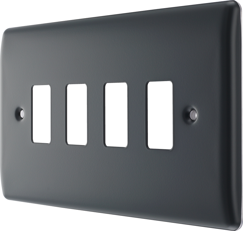 BG Electrical Grid - 4 module, rectangular