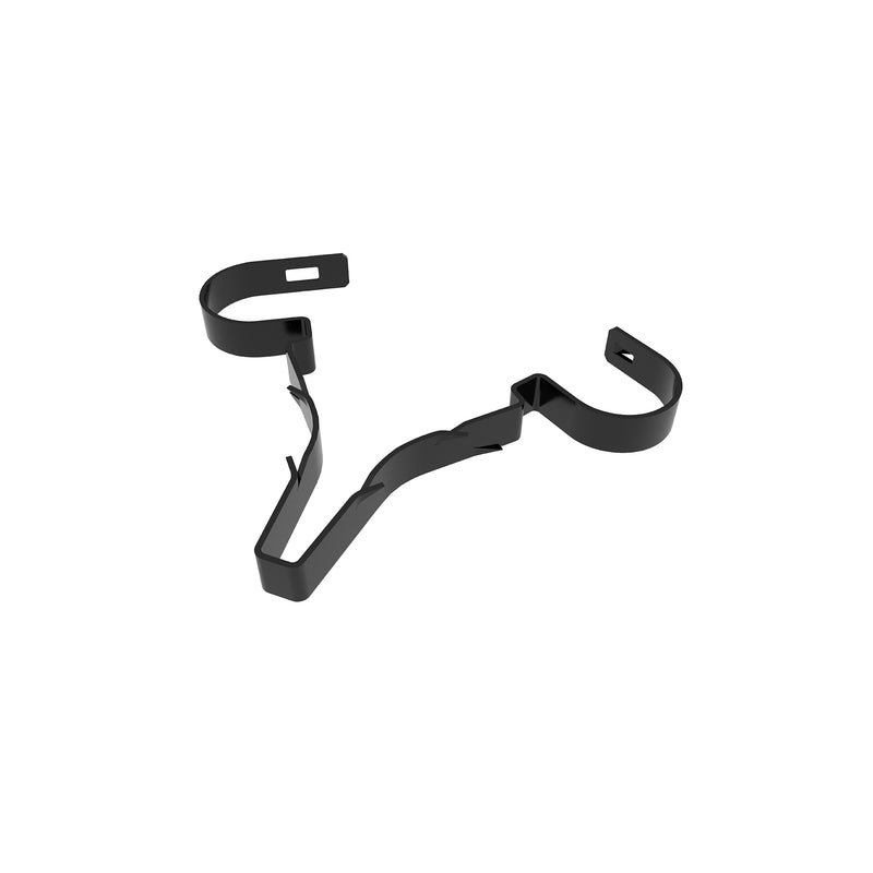 D-Line Fire Clip - Safe-D Stag-Clip for 2x 8-10mm φ cables. Twin, Black - Pack of 50