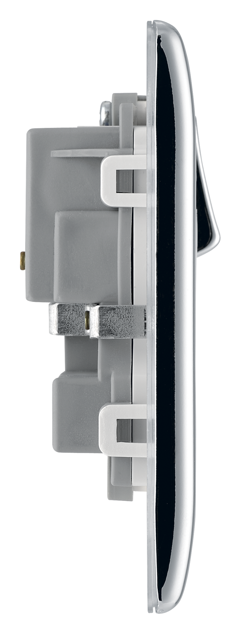 BG Electrical Nexus Metal Polished Chrome - Double, switched, double pole