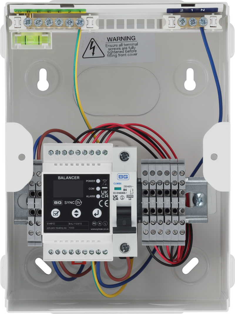 Sync Energy EV Hubs - EV Balancer Charger Load Management Hub, Three Phase - 3 x 400A CT's