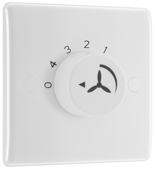 BG Electrical 800 Series - Single, 1 way, rotary fan controller
