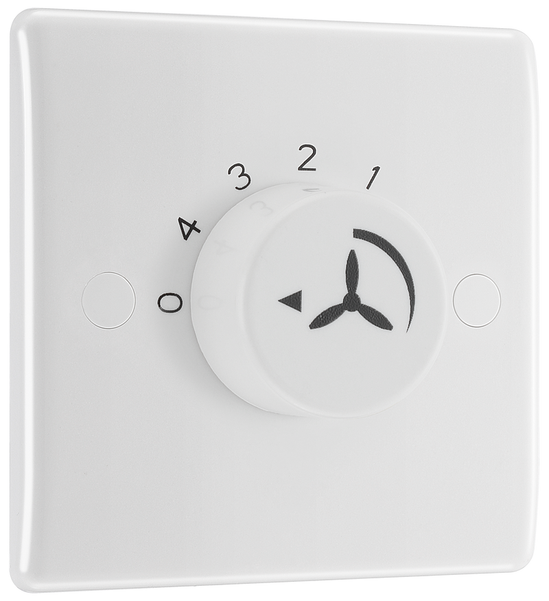 BG Electrical 800 Series - Single, 1 way, rotary fan controller
