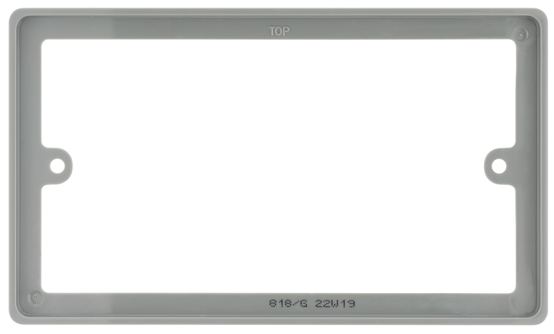 BG Electrical 800 Series - Double, 10mm rectangular spacer