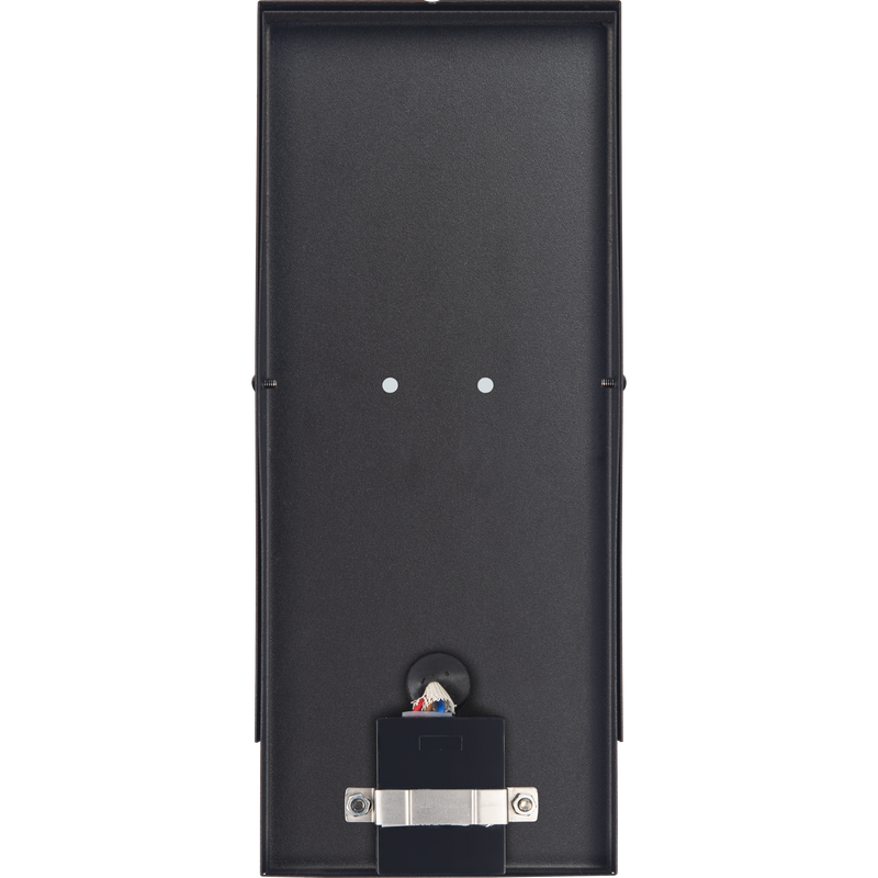 Luceco Azurar Coach Lantern - Exterior Decorative Wall Glass Lanten Single with PIR motion Sensor IP44 E27 Lamp included Black