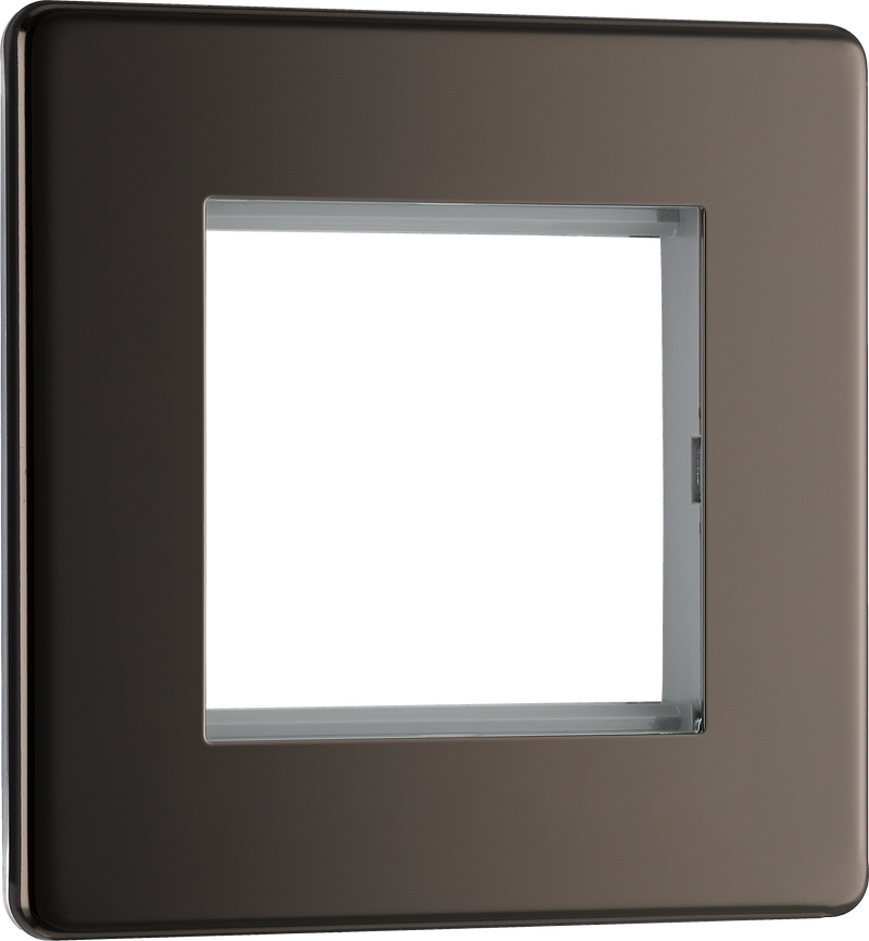BG Electrical Euro Module - 2 module - square