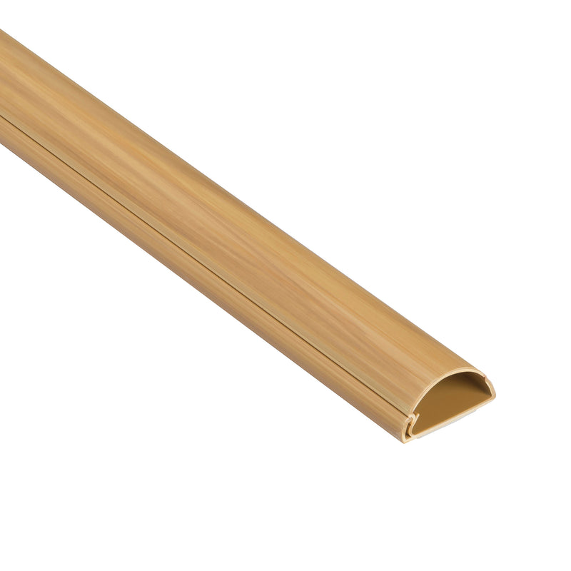 D-Line Trunking - 30x15mm Oak-Effect 2m Self Adhesive Length