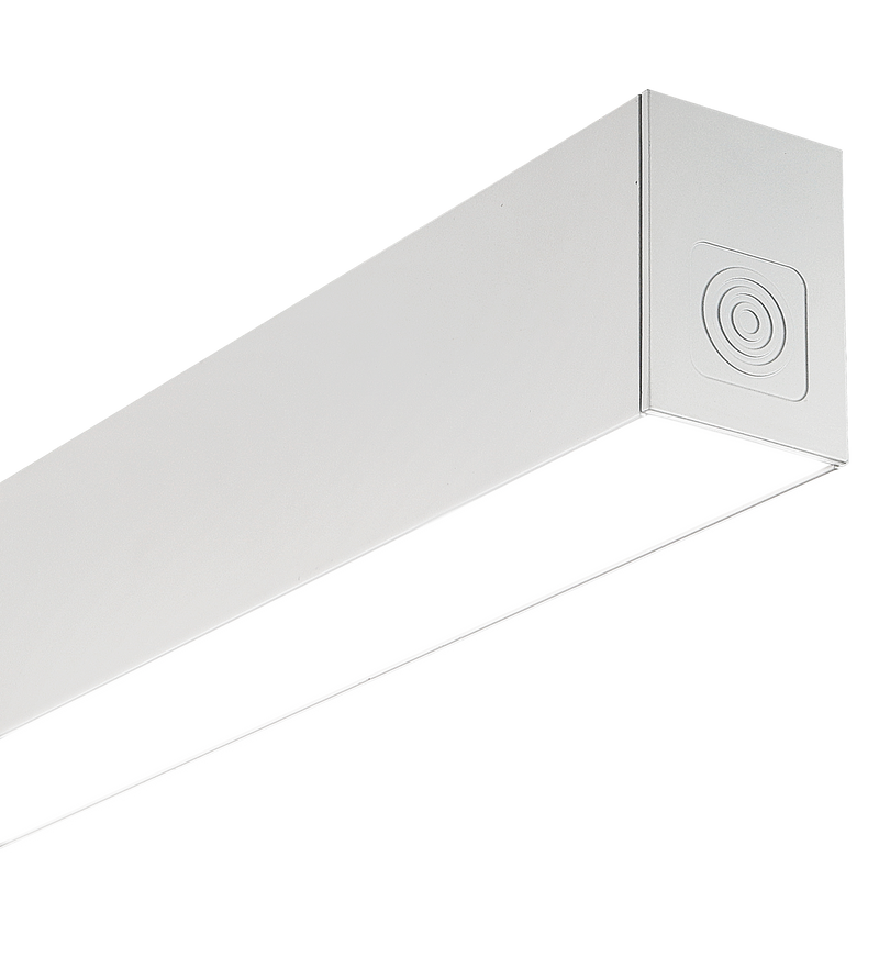 Luceco Contour Suspended - Contour 574mm suspended module 1200lumens with fixed output driver finished in white