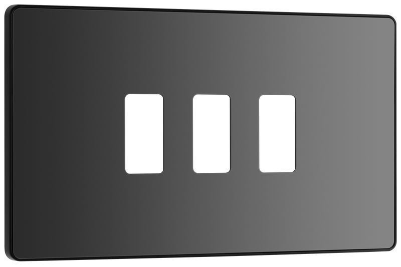 BG Electrical Grid - 3 module, rectangular