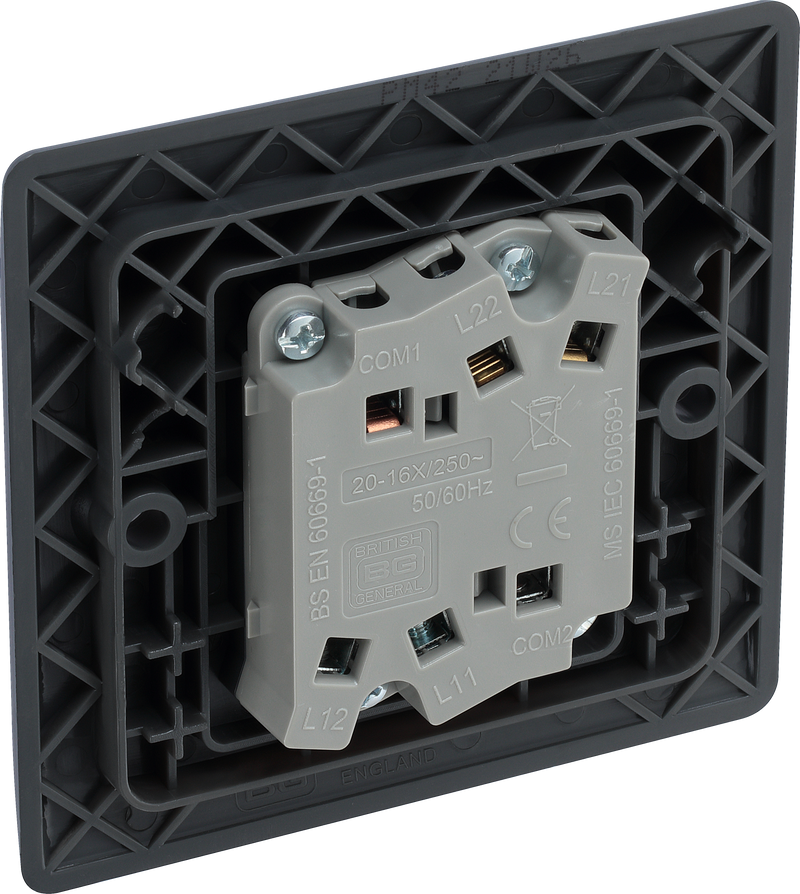 BG Electrical Part M - Double, 2 way switch