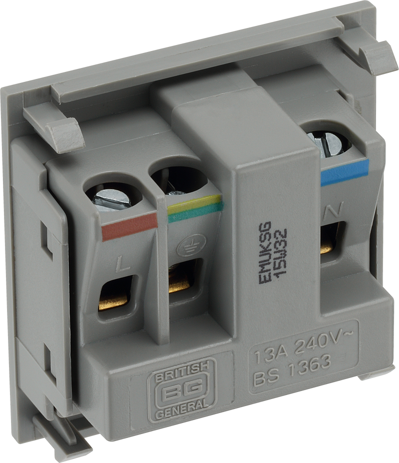 BG Electrical Grid - 3 module, rectangular