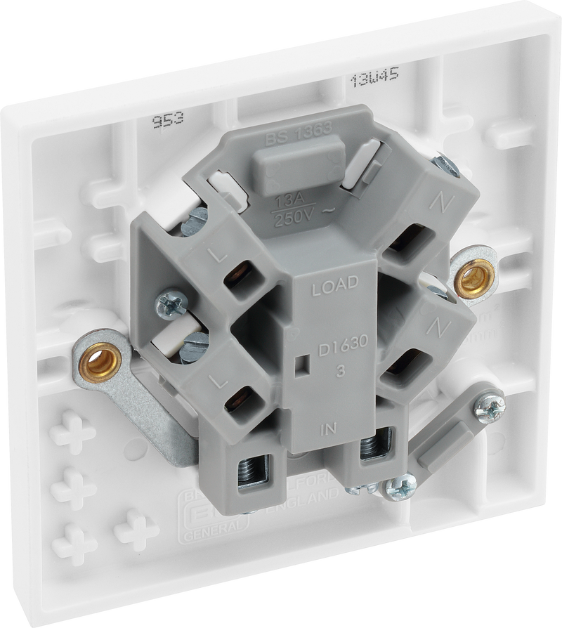 BG Electrical 900 Series - Unswitched and fused 3A