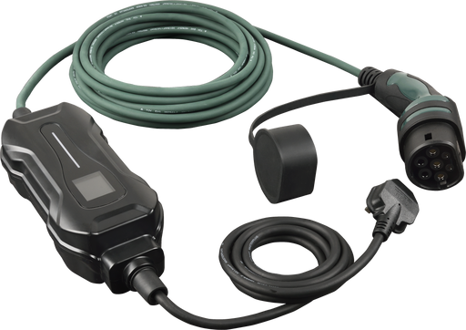 Masterplug EV - Mode 2, 10m Charging Cable, 3 Pin Plug to Type 2