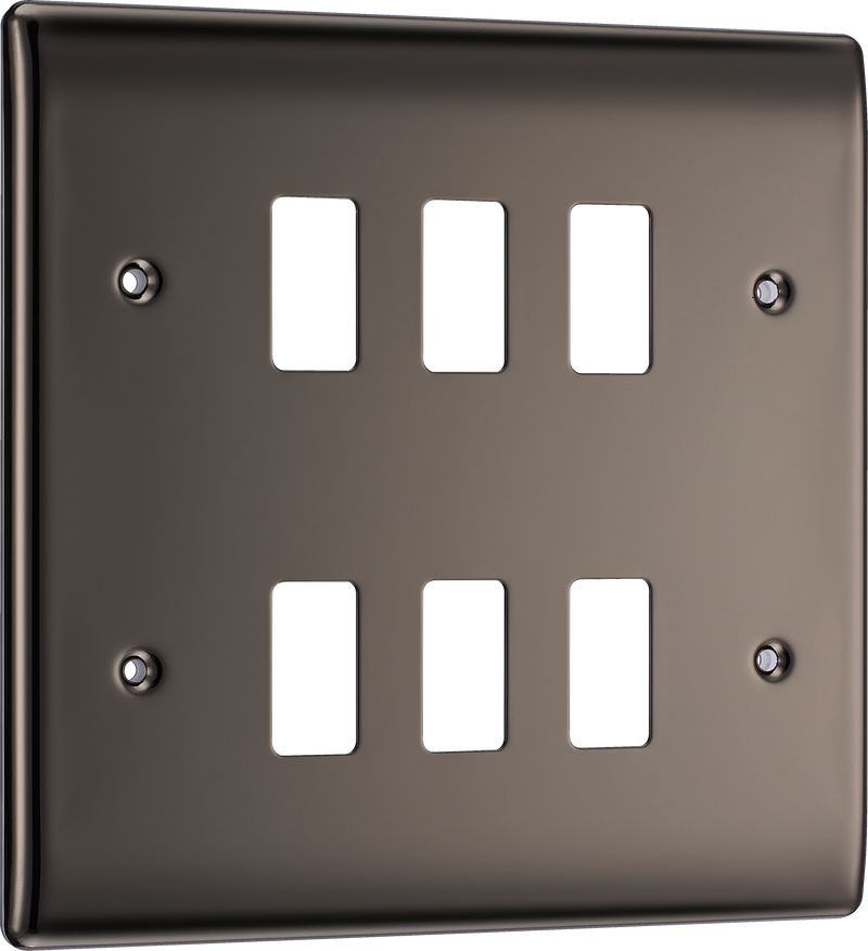 BG Electrical Grid - 6 module, square