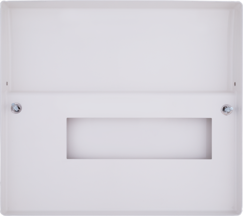 BG Circuit Protection Front Panels - 9 Module, lockable cover with barrel lock