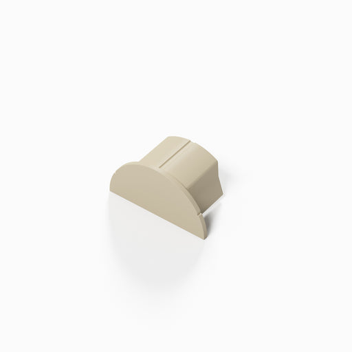 D-Line Trunking - 30x15mm Magnolia Smooth-Fit End Cap