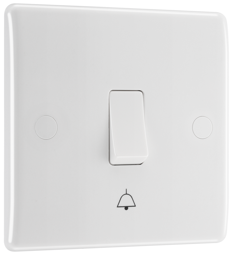 BG Electrical 800 Series - Single, bell push switch