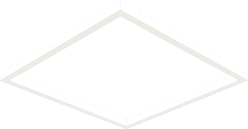 Luceco Luxpanel Accessories - Recessed mounting frame for 595x595 panel