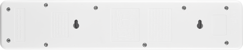 Masterplug Basic - 4 Sockets, 13A, White