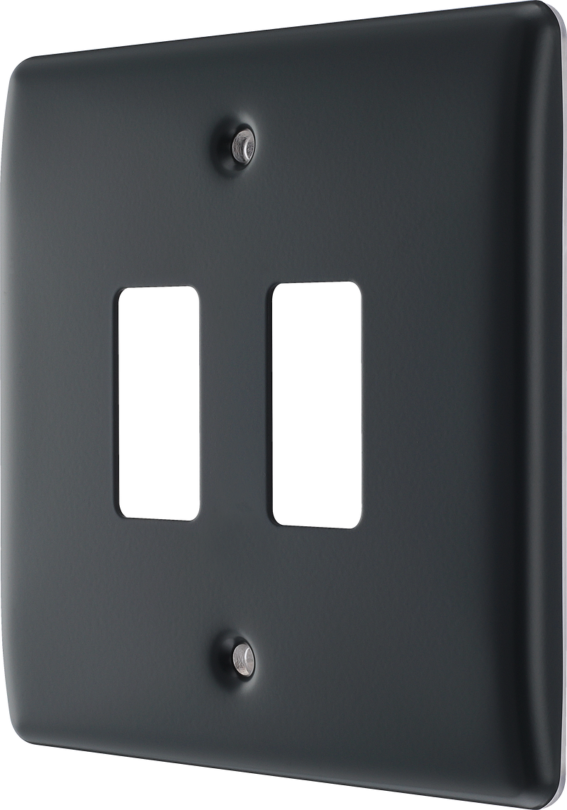 BG Electrical Grid - 2 module, square