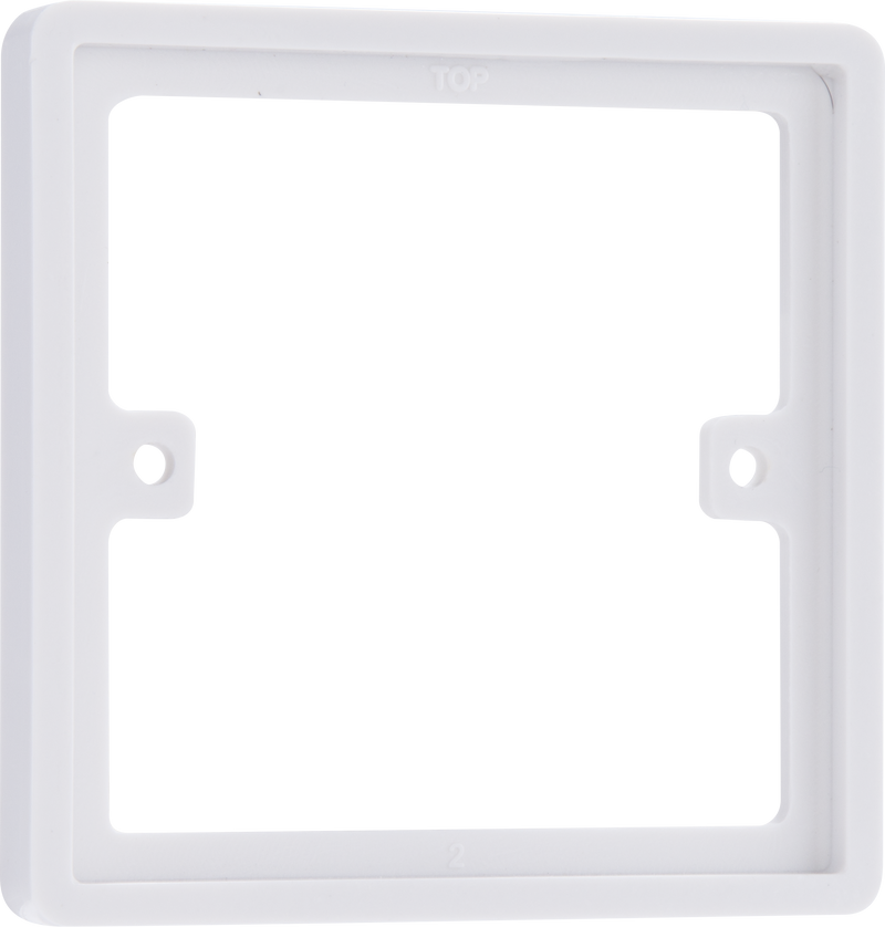 BG Electrical 800 Series - Single, 10mm square spacer