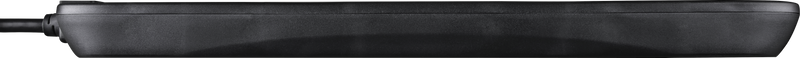 Masterplug Basic - 6 Sockets, 2m, 13A, Black