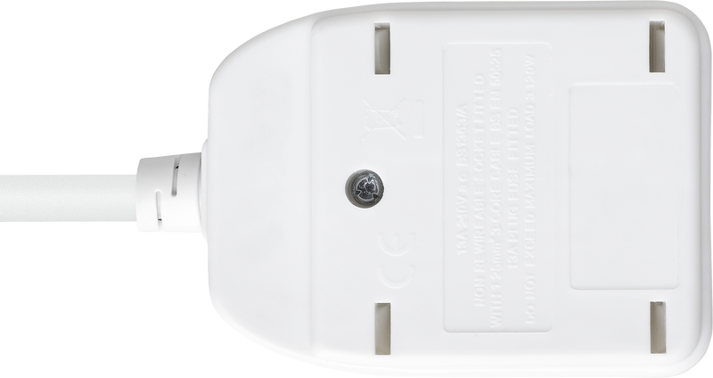 Masterplug Basic - 1 Socket, 10m, 13A, White