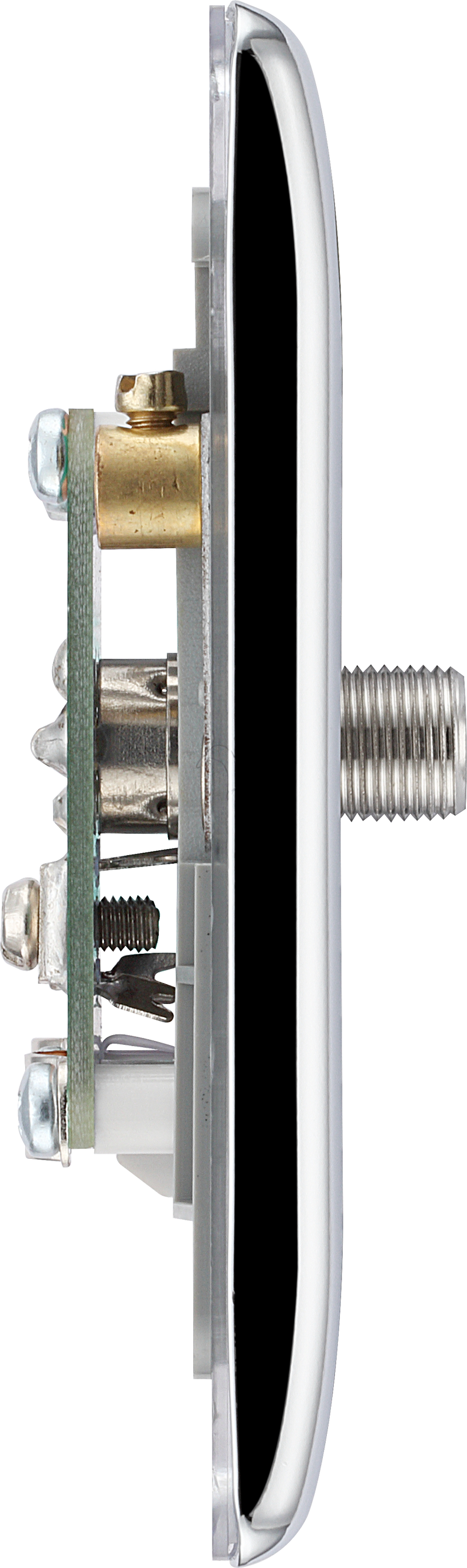 BG Electrical Nexus Metal Polished Chrome - Double, satellite and co-axial