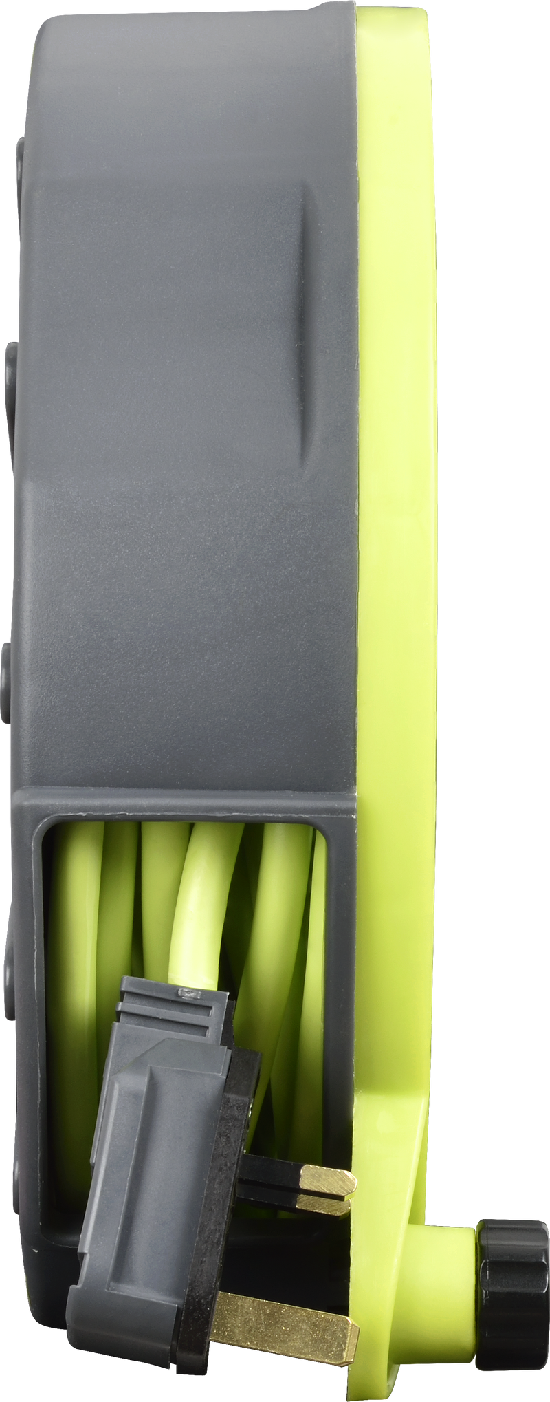 Masterplug Pro XT - 10m, 4 Sockets, 13A, Grey + Green