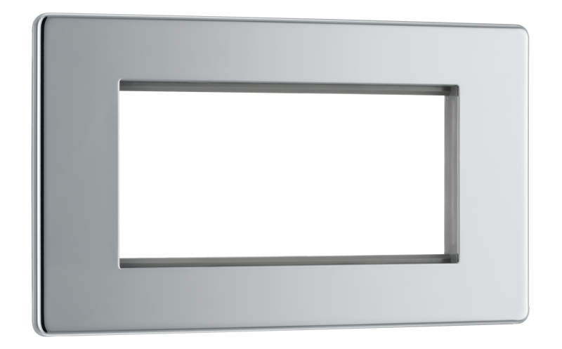 BG Electrical Euro Module - 4 module - rectangular