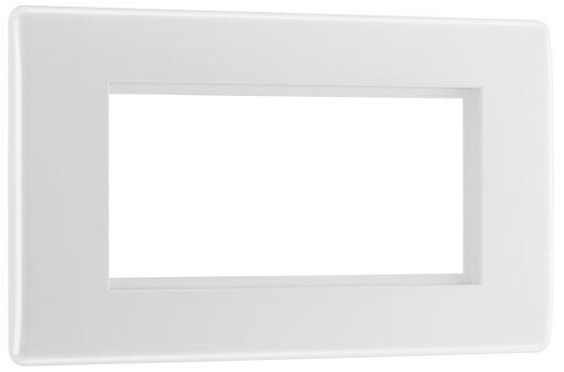 BG Electrical Euro Module - 4 module - rectangular