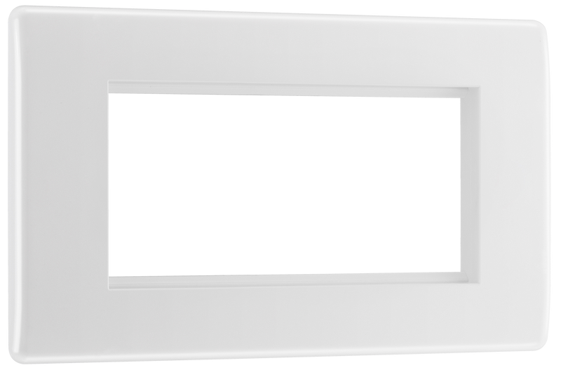 BG Electrical Euro Module - 4 module - rectangular
