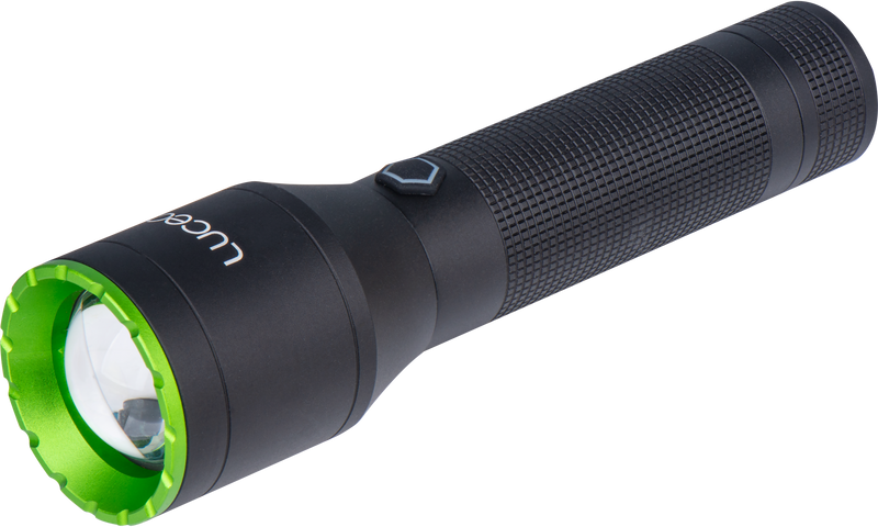 Luceco Hand Torch - Multi Focus LED Hand Torch, USB-C Rechargeable, Inspection Light, 3 Lighting Modes, IP44, 9W, 1000lm, 6500K