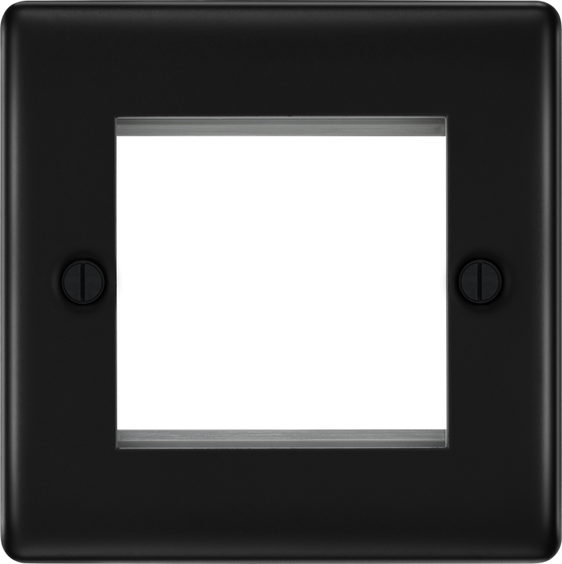 BG Electrical Euro Module - 2 module - square