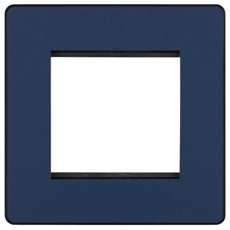 BG Electrical Euro Module - 2 module - square