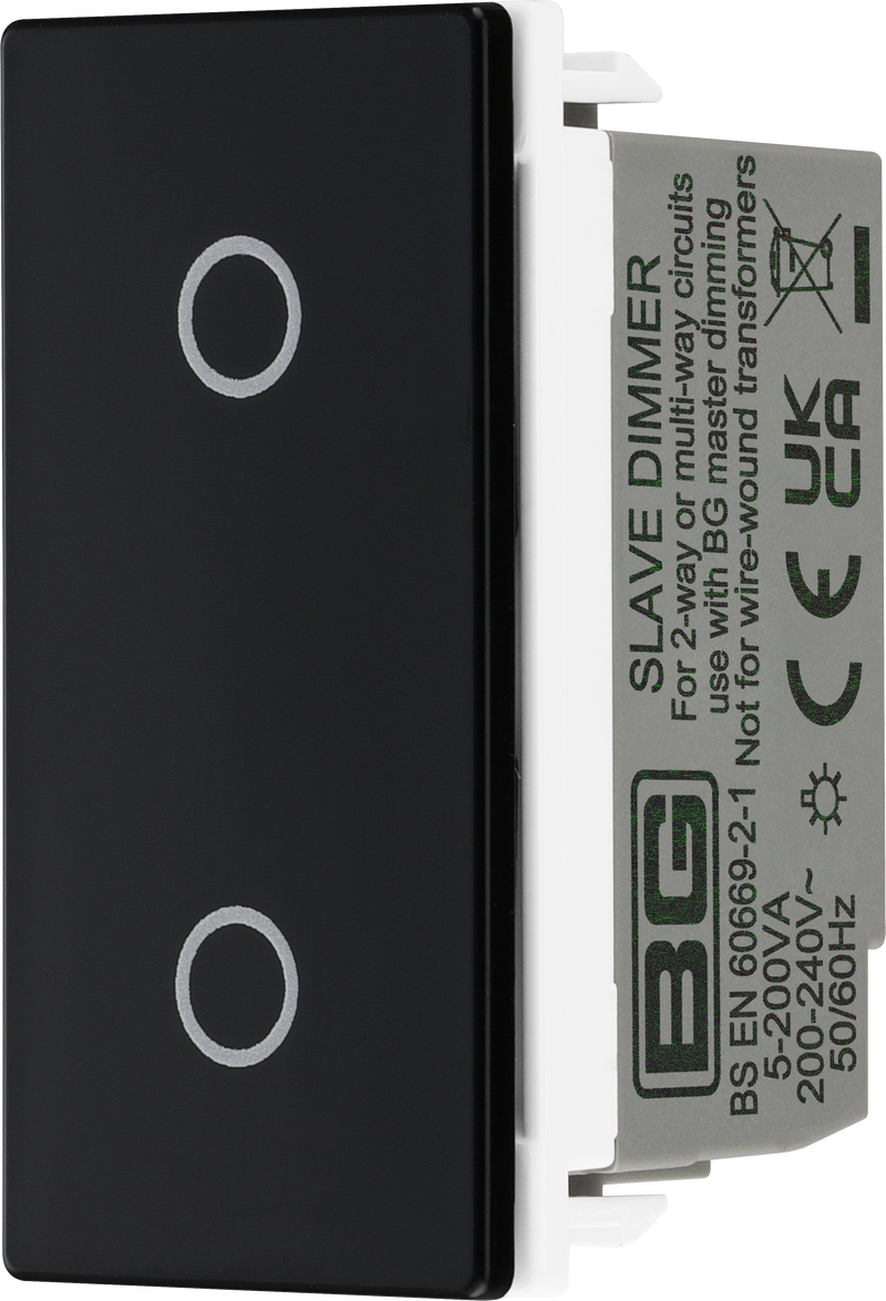 BG Electrical Euro Module - Touch LED dimmer secondary