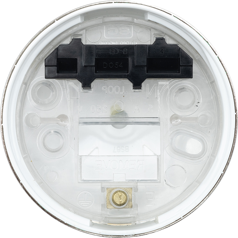 BG Electrical Ceiling Accessories - steel finish cover 3 diameter