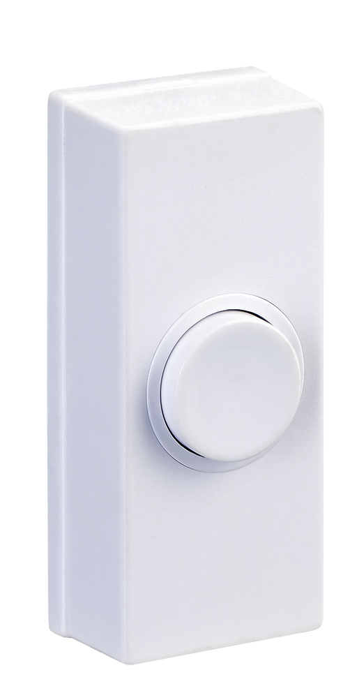 BG Electrical Contractor - Bell Push for BG Wired Door Chime, White