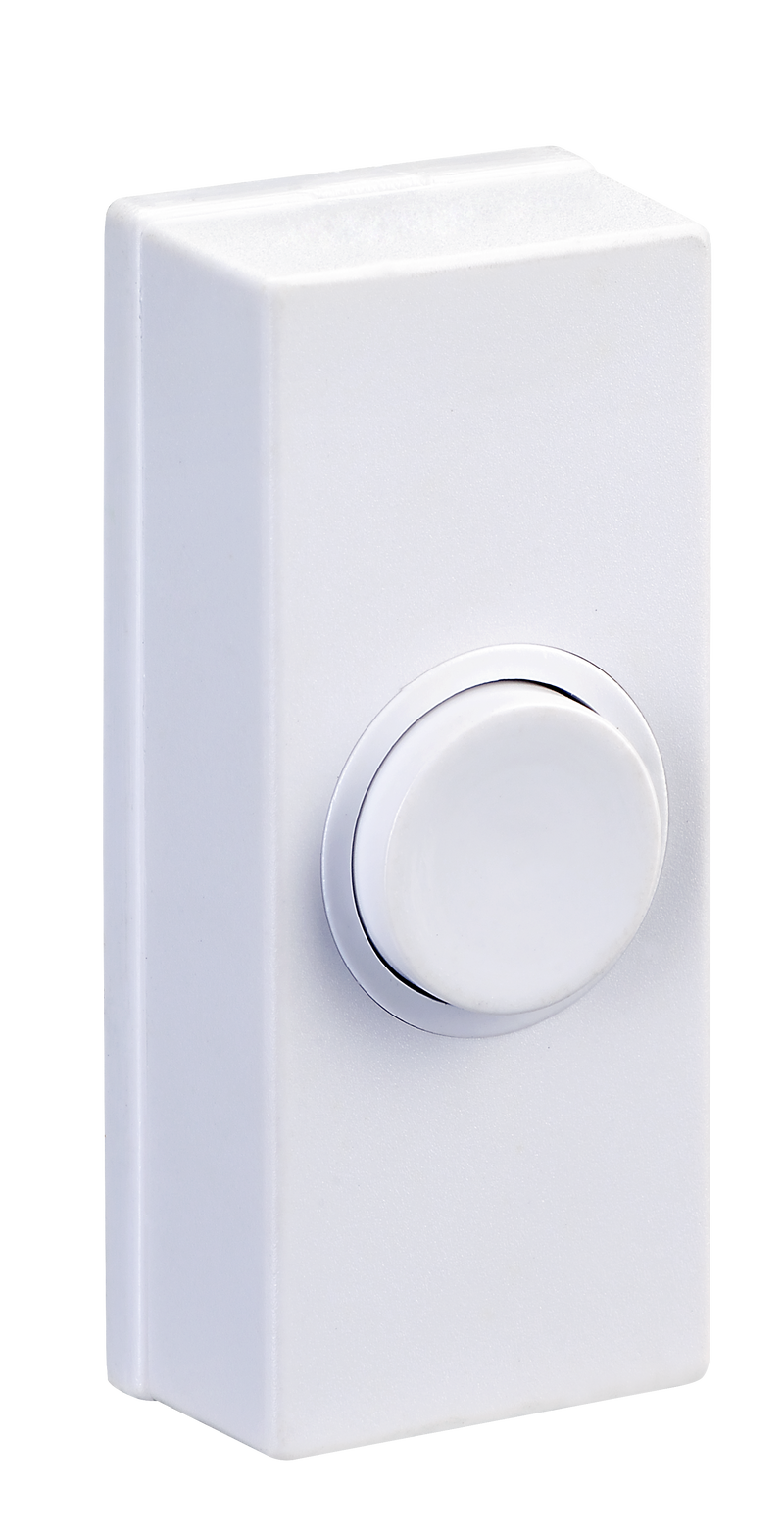 BG Electrical Contractor - Bell Push for BG Wired Door Chime, White