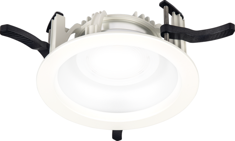 Luceco Platinum Mini - Platinium Mini RAL 9016 D-LIGHT D162MM 1600LM 12W STD MATT