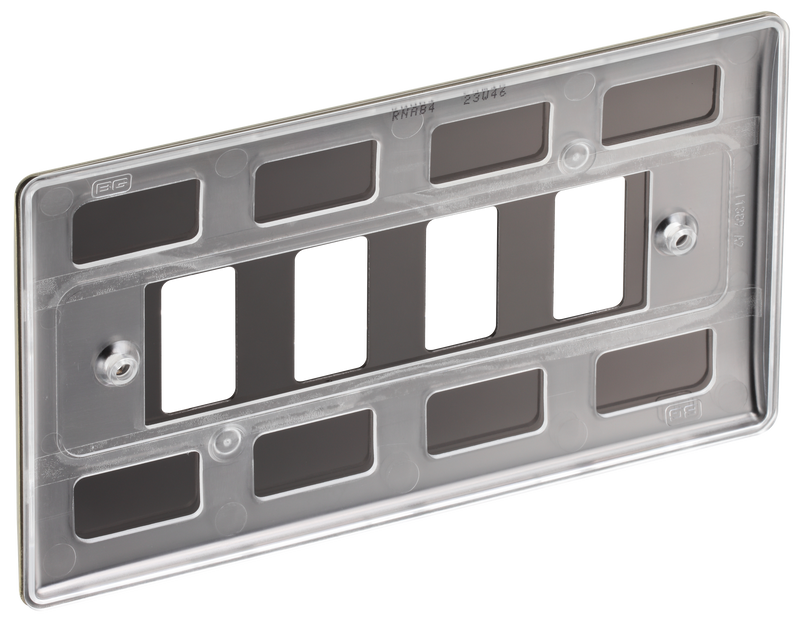 BG Electrical Grid - 4 module, rectangular