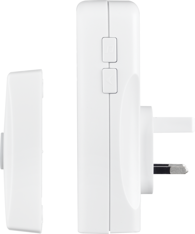 Masterplug Home - 30m, Plug-InWhite + Grey