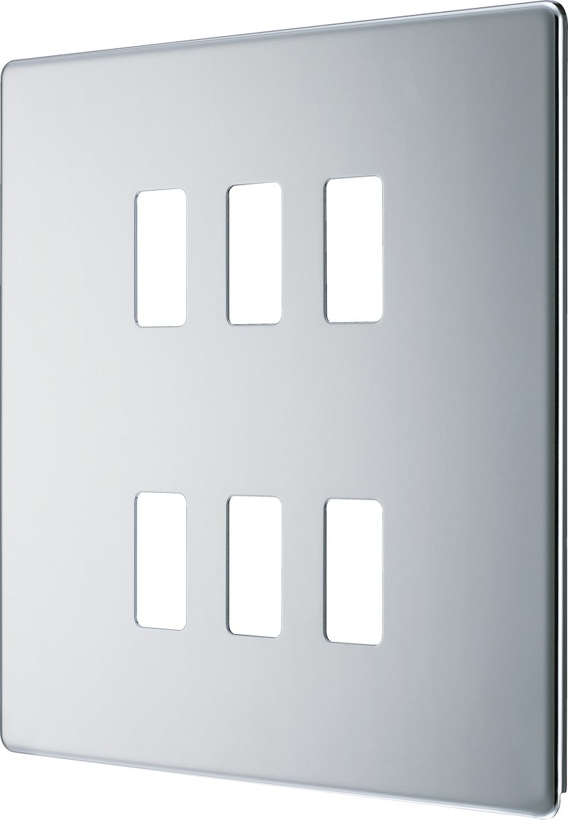 BG Electrical Grid - 6 module, square