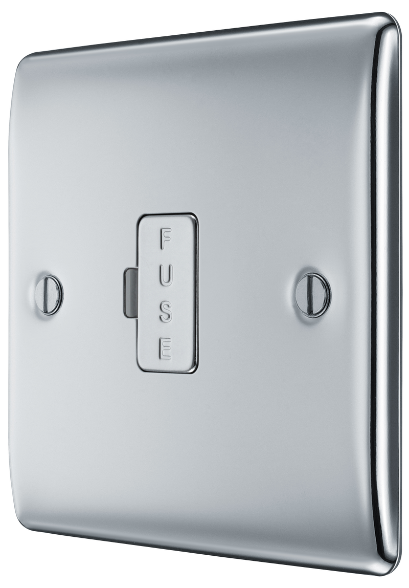 BG Electrical Nexus Metal Polished Chrome - Unswitched and fused