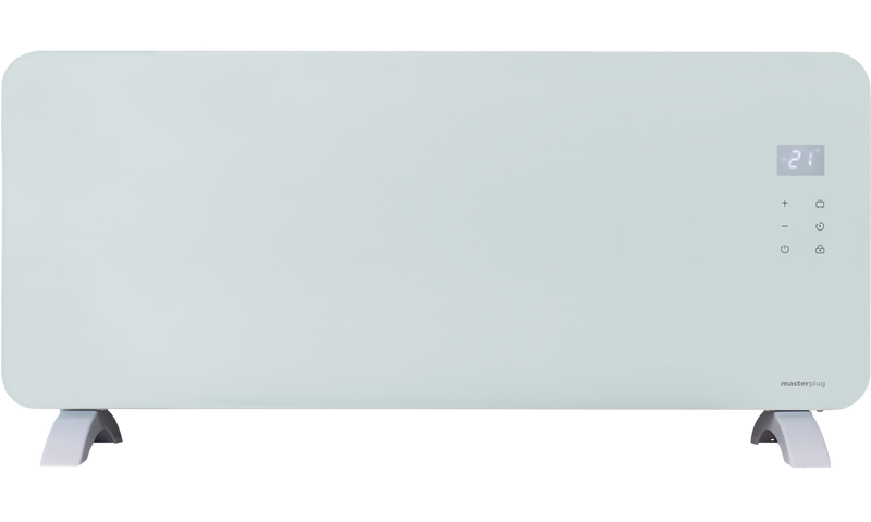 Masterplug Smart Energy - SmartEnergy Auraline. Glass Panel Heater, 2000W, Arctic White