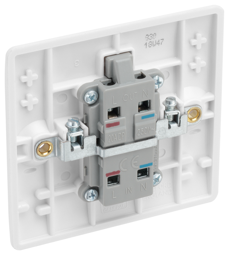 BG Electrical 800 Series - 20A, double pole