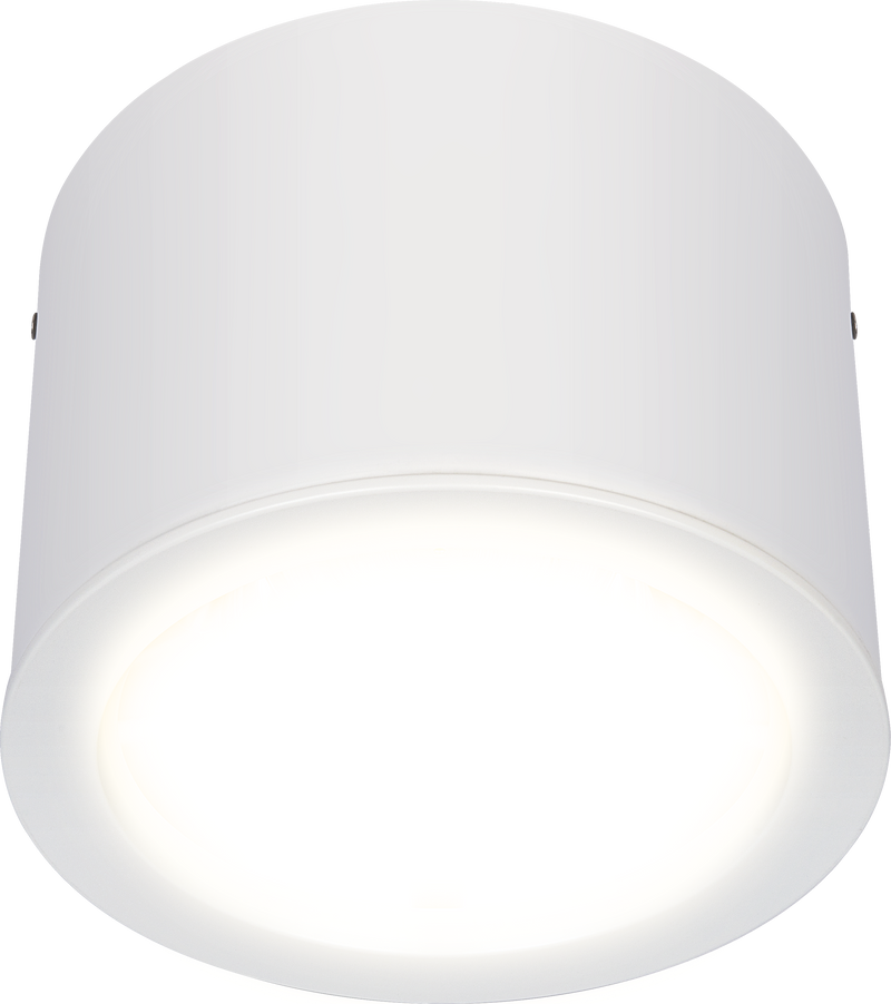 Luceco Platinum Surface - Platinum surface downlight gloss reflector 218mm 3300 lumen with fixed output driver and emergency