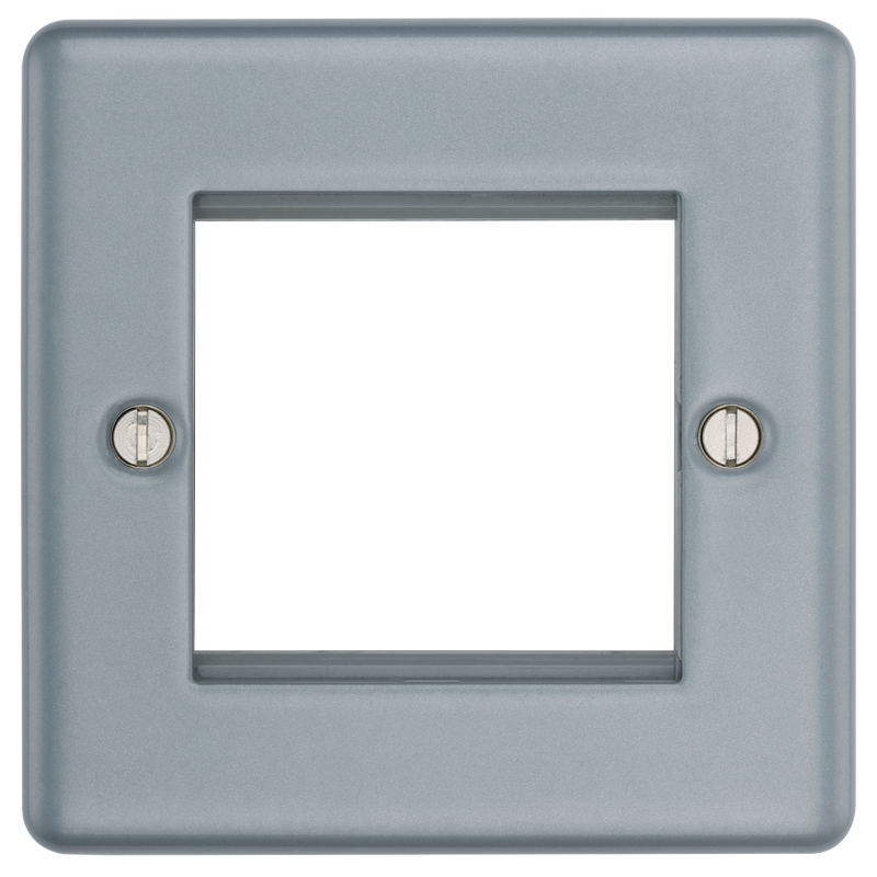 BG Electrical Euro Module - 2 module - square
