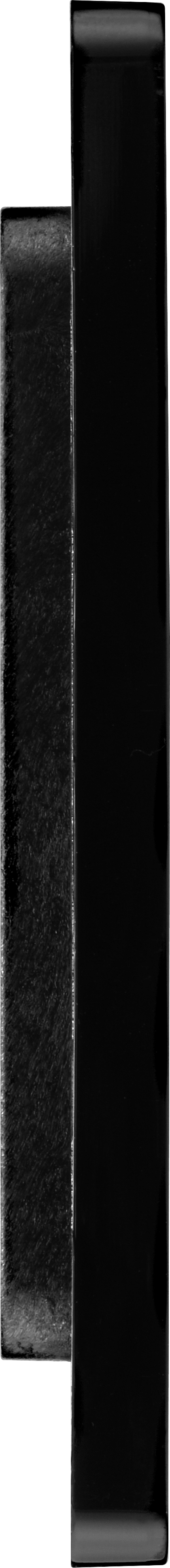 BG Electrical Evolve Matt Black - Double, blank plate