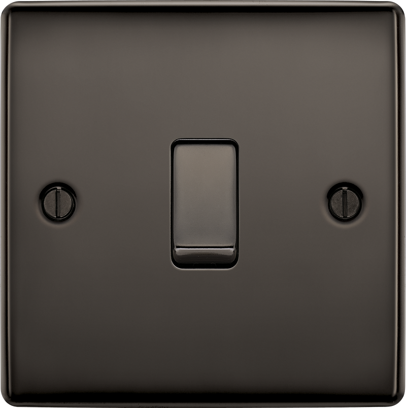 BG Electrical Nexus Metal Black Nickel - Single, 2 way switch