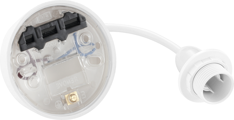 BG Electrical Ceiling Accessories - E14 6 flex, 3" base
